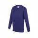 Sweatshirt Knitted (Purple) with Logo - Rothley C of E Academy